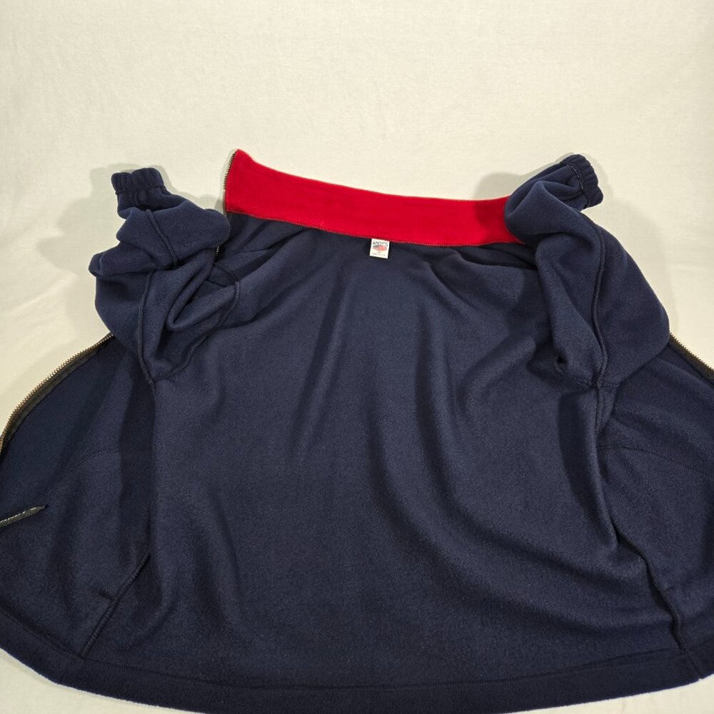 U.S.A. Vintage ANDY'S Blue "LAKE TAHOE" Full-Zip Fleece Jacket OVERSIZED Size M. - Picture 12 of 17